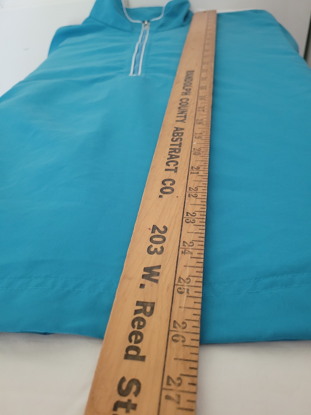 Women's Izod Turquoise Blue Pullover 3/4 Zip Lightweight  Jacket Size Large - Picture 13 of 15